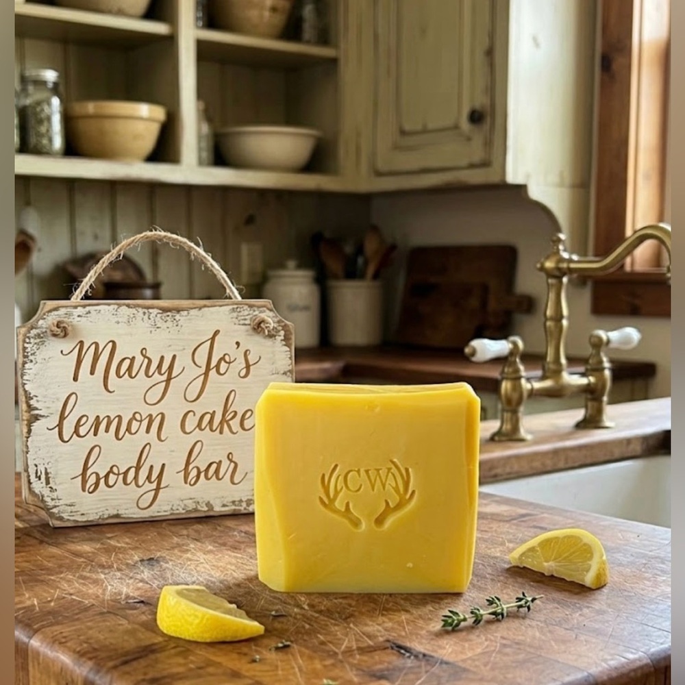 MARY JO’S LEMON 🍋 CAKE 🍰 Body Bar Soap! HANDCRAFTED - Picture 1 of 2